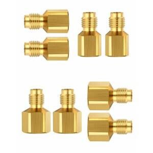 Cnasookay 8Pcs R134A 냉매 탱크 어댑터에서 R12 R22 호스 피팅 어댑터 1/2