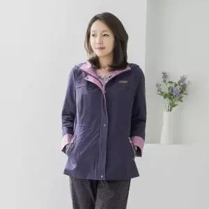 [마담4060]엄마옷 마담4060 후디배색사파리자켓 중년여성 데일리 자켓 -RJK2603002-..