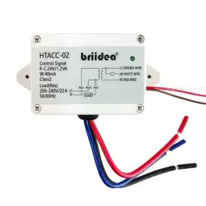 브리이데아 220V 240V 온/오프 스위치 전기 난방 릴레이 24V 변압기 내장 모든 교체 온도 조절기 호환 가능