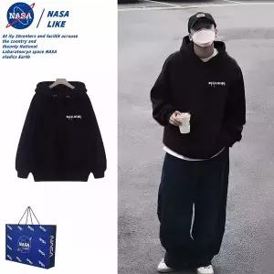 후드티 후드 맨투맨 티 풀오버 캐주얼 웨어 봄 가을 NASA 스타일 미국 트렌디 남성 가을/겨울 커플 고급 스