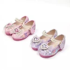 [보리보리/앙쥬]여아구두 키즈 주니어 초등 lv왕하트진주LED 아동구두 wd 150-200mm