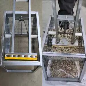 곡물 탈곡기 땅콩 수동 필링기 견과류 가정용 들깨 기계 터는 껍질 수확 옥수수 수확기