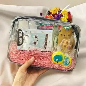 투명 수영장 pvc 목욕탕 대형 비치백 가방 파우치 WFFN901