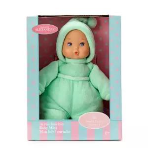 유아 안고자는 애착 나의첫 진짜같은 사람 아기인형 31cm 민트 장난감 애기보기