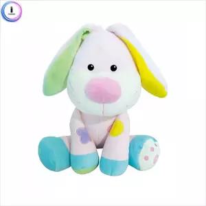 유치원 유아 예쁜 패브릭 폭신 애착 동물인형 대 토끼 35cm 소근육 정서 귀여운