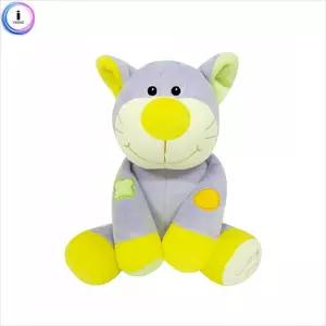 유치원 폭신 패브릭 동물 애착인형 고양이 소 25cm 기분좋은 스트레스 촉감놀이