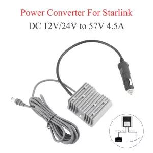 스타링크 3세대 1224V를 57V 4.5A DC 전원 변환기 차량용 충전기 DC 남성 플  연장 케이블 전선가리개 남성