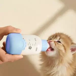 반려동물 우유급여기 80ml 100ml 강아지 고양이 분유먹이기 젖꼭지 세척솔
