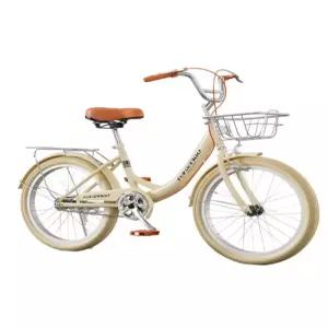 여성용 자전거 22인치 클래식자전거 조립 접이식 미니
