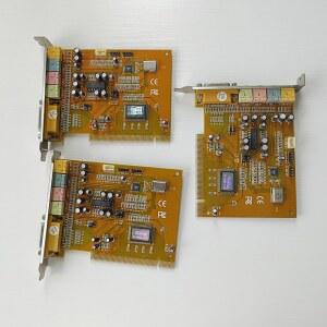 PCI 데스크톱 사운드카드 CS4281 2.1채널 오디오 확장 보드