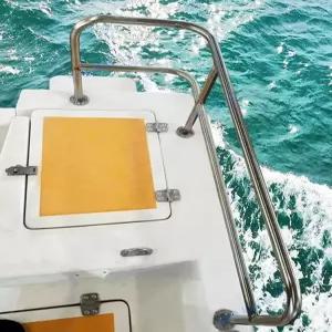 보트 난간대 보조 왼쪽 튜브 용 방지 선미 스테인레스 안전 바