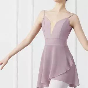 성인 무용 연습복 발레 레오타드 댄스 타이즈 스커트 일체형 연습용 무용 의상