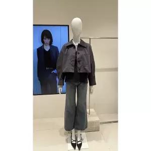 [ZOOC](대구신세계)[주크] 크롭 셔츠형 카라쟈켓 Z261MSF311