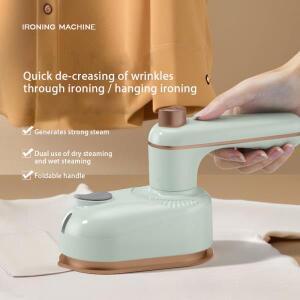 미니 회전식 전기 여행용 다리미, 듀얼 스팀 및 드라이 사용, 휴대용 물 스프레이, 옷에 부드러운 빠른 가