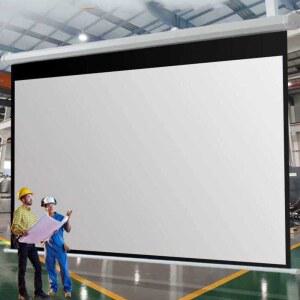 바이디움 대형 강당 회의실 스크린 롤스크린 전동 180인치 200인치