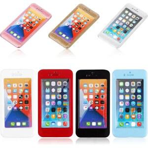 7 팩 1/12 스케일 인형의 집 휴대폰 시뮬레이터 액세서리 미니 전화 장면 시뮬레이션 미니어처 플레이 세트