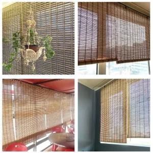 주점 식당 자리 블라인드 최고급 투톤 대나무발 현관문발 가림막 창발