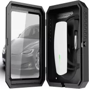 Tesla 3세대용 충전기 상자 액세서리용 실외 벽 커버 방수 방진 커넥터 충전 케이블 정리함 잠금