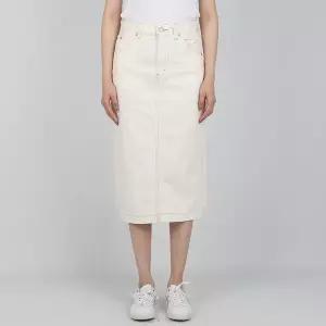 [리바이스] 여성 청치마 하이라이즈 슬릭 미디스커트 화이트 001VL0002 S