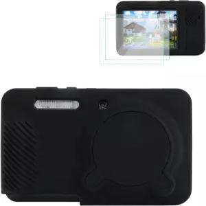코닥 PIXPRO FZ55 케이스용 리에비 실리콘 케이스 카메라 액세서리 2개의 스크린 프로텍터 포함 카메라용