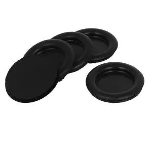 uxcell a15050500ux0916 블랙 고무 밀폐 블라인드 블랭킹 홀 와이어 케이블 그로밋 30mm