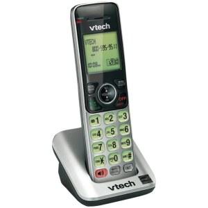 VTech CS6609 DECT 6.0 확장 가능한 무선 액세서리 핸드셋 전용(호환 베이스 필요: CS6619, CS6629, CS6648, CS6649) - 실버 / 블랙