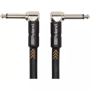 롤랜드 블랙 시리즈 계기판 앵글/앵글 1/4인치 잭 1피트