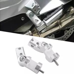 AUSHOOL 모터사이클 승객용 페그 브래킷 루미넘 파이온 풋페그 BMW R1150RT R1200GS 어드벤처 S1000XR