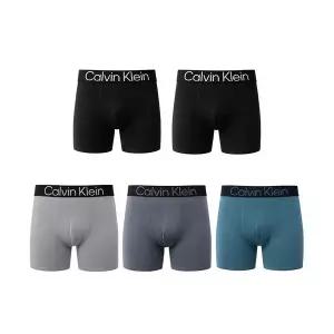 CK 캘빈클라인 볼드로고 마이크로 5팩 박서브리프 남성 언더웨어 팬티 블랙/다크그레이/그레이 NP2683O-030