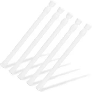 5개의 텐션 로드 OEH 쇼트 옷장용 드릴링 없는 작은 녹슬지 않는 스프링 캐비닛용 미니 얇은 찬장 옷장 바