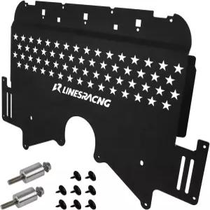 BMW G80 G82 M3 M4 G87 M2 2021-2024 알루미늄 블랙과 호환되는 오일 쿨러 스키드 플레이트