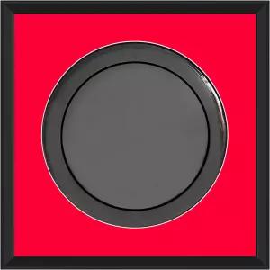 드럼 헤드 섀도우 박스 사진 프레임 12인치 디스플레이 캐비닛 맨 케이브 장식 사인 뮤직 스튜디오 월 아트