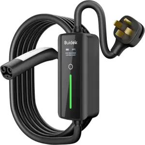 SUIDEK 레벨 2 휴대용 테슬라 충전기 - 32A 7KW 조절식 전기 자동차 월 어댑터 모바일 커넥터 NACS(NEMA