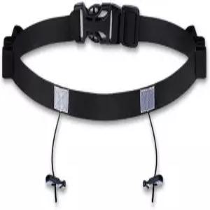 반사형 러닝 벨트와 6개의 에너지 홉이 있는 레이스 번호 벨트 - 마라톤 사이클링 트라이애슬론에 맞게