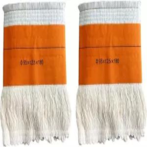 등유 스토브 심지 무연 유리섬유 원형 면 석유 히터 95xt2.5x180MM 교체 심지(2팩)