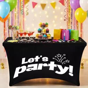 길프롭 4피트 사진 부스 테이블 천 소품 액세서리 직사각형 타이트 배경 실내 야외 파티 장식 졸업식