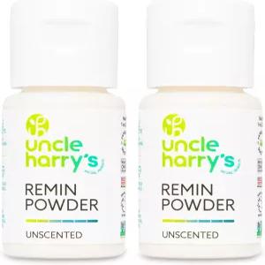 해리 삼촌의 무향 재광화 파우더 민감한 치아를 위한 모든 천연 에나멜 지지 강한 에나멜을 (2팩 1온스)