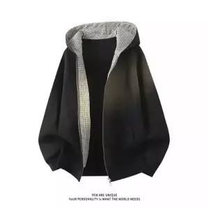 봄 캐주얼 남자긴팔티 카디건 맨투맨 빅사이즈 체크 원템1