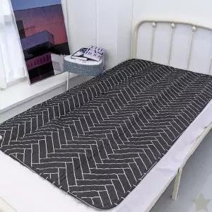 헤링본 패턴 탄소 섬유 발열 매트 침대 바닥 난방 용품 전자파 차단 기능 겨울