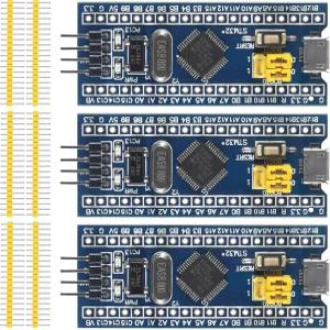 수입 칩 STM32 ARM 코어 학습 보드 모듈이 포함된 알리난 3pcs STM32F103C6T6 최소 시스템 개발
