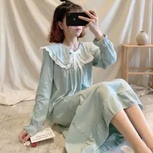 여아용 잠옷 레이스 귀여운 클래식 원피스