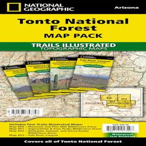 톤토 국유림 [지도 팩 번들] (내셔널 지오그래픽 트레일 일러스트레이티드 지도)