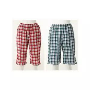 [솔브]비너스 행사 균일가 커플 홈웨어 COOL 주름지 체크 반바지 남여 단품 VEP3910F V.._P418278383
