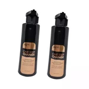 꾸띄르헤어 컬러 체인지 블랙 염색 샴푸 멋내기 갈색 180mlx2개 4609794