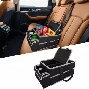 비트위 카시트 정리함 2개의 컵 홀더와 멀티 수납 포켓이 있는 차량 뒷좌석 및 앞좌석 여행용 자동차