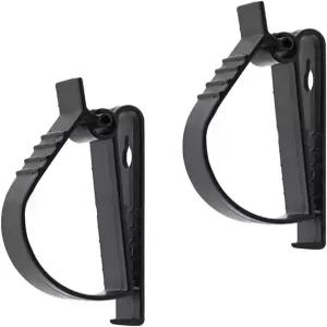 RecDec 2 팩 청력 보호 헤드폰 벨트 클립 안전 이어 머프 홀더 키퍼 후크 정리기 이어머프 소음 제거 감소