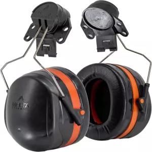 몰타 다이내믹스 헬멧 장착 이어머프 OSHA/ANSI 준수 23dB 소음 감소 등급 CSA 클래스 B