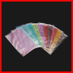 차량용 스크랩북 자가 접착 아크릴 라인석 스티커 3mm 750 개/세트, 모바일 다이아몬드 장식 드릴