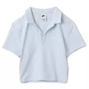 [나이키] 스포츠웨어 에센셜 크롭 폴로탑_R DV7885-423