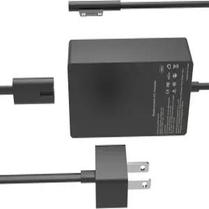 Microsoft Surface Pro Laptop 10 9 8 7+ 7 6 5 4 3 X Windows 2 1 Go/Book 전원 공급 장치와 호환되는 65W